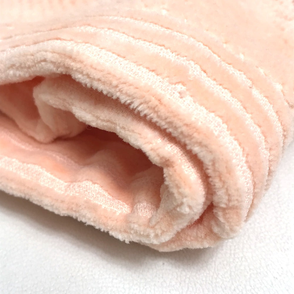 BALENCIAGA 535525 Big Logo Single Towel, Cotton, Unisex, Orange-Pink