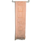 BALENCIAGA 535525 Big Logo Single Towel, Cotton, Unisex, Orange-Pink