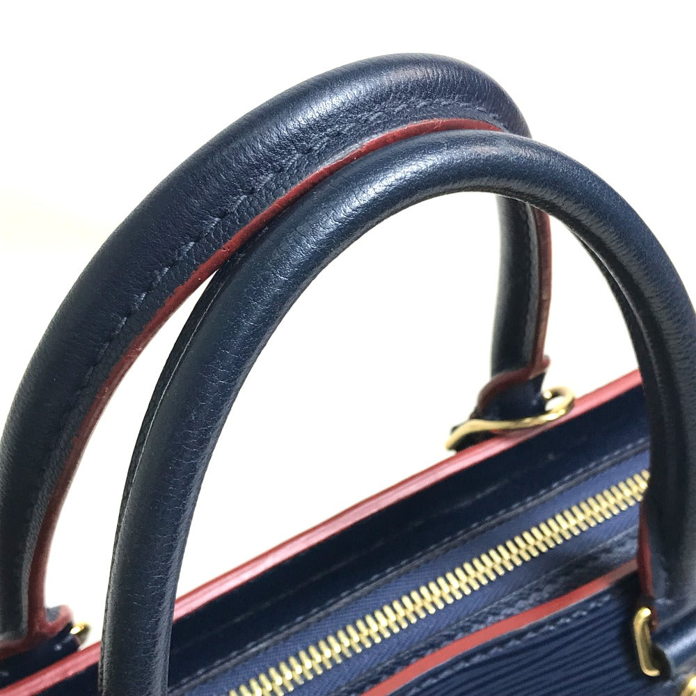 LOUIS VUITTON M54150 Epi Vaneau GM 2-Way Handbag in Epi Leather, Women's, Indigo, Navy, and Red
