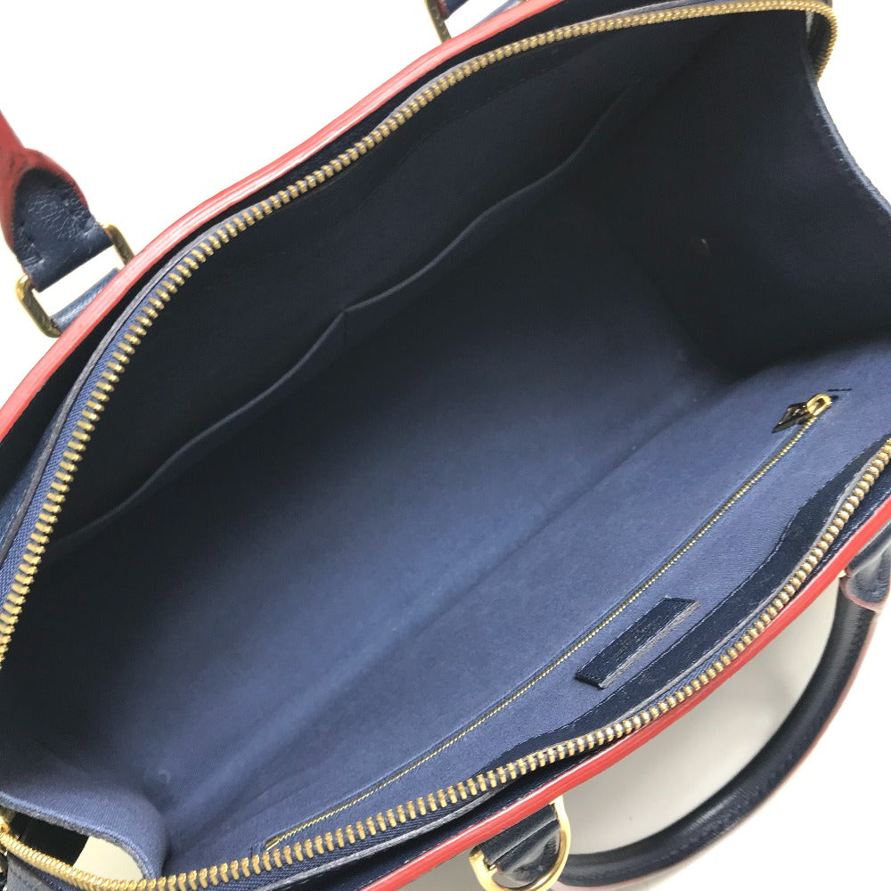 LOUIS VUITTON M54150 Epi Vaneau GM 2-Way Handbag in Epi Leather, Women's, Indigo, Navy, and Red