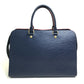 LOUIS VUITTON M54150 Epi Vaneau GM 2-Way Handbag in Epi Leather, Women's, Indigo, Navy, and Red