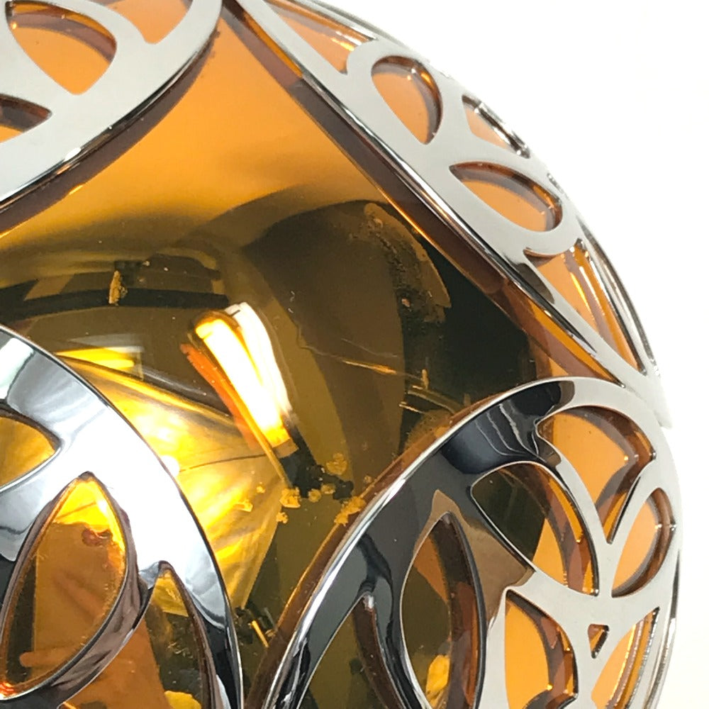 LOUIS VUITTON M47005 Monogram Ornament Ball Object Metal Unisex Gold and Silver