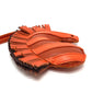 HERMES Zebra/Savannah Strap Bag Charm, Lambskin, Carnelian/Poppy/Serie Orange