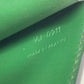 LOUIS VUITTON M52414 Epi Free Run Shoulder Bag, Epi Leather, Women's, Noir, Black x Green