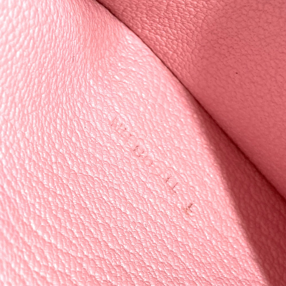 HERMES H hardware, Bearn soufflet, gusseted, bi-fold long wallet, long wallet with silver hardware, Chevre Mysore, women's, rose cherry blossom, pink