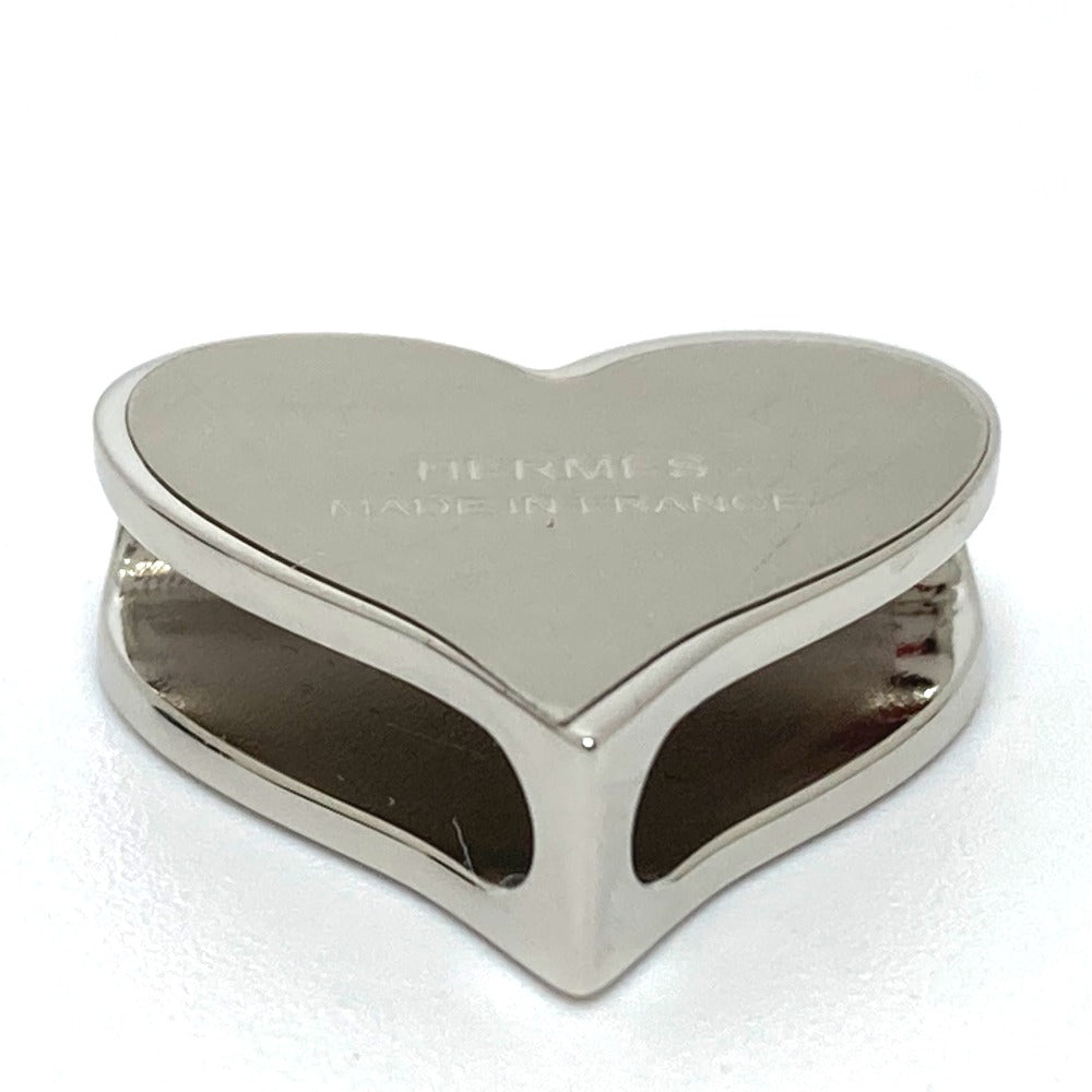 HERMES Heart Motif Tea Time Twilly Ring, Fashion Accessory, 2021AW Scarf Ring, Women's, Red