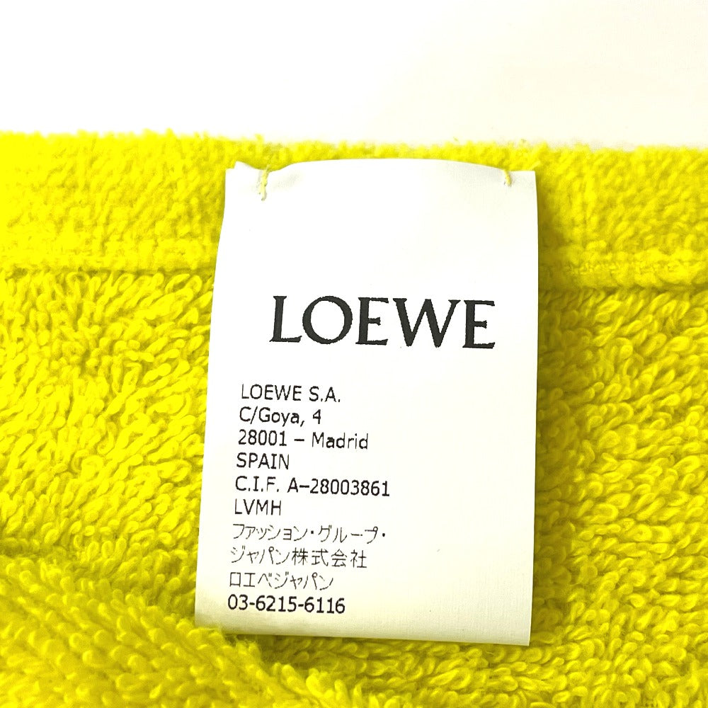 LOEWE Paula's Ibiza Fringe Large Towel, Fabric, Interior Accessories, Cotton, Unisex, Yellow
