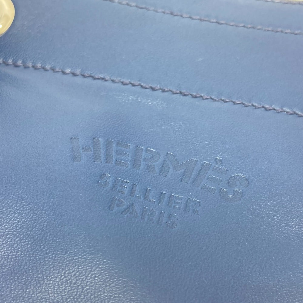 HERMES レザー アリーヌ ミニ  カバン ポシェット ショルダーバッグ スイフト レディース ブルードマルト ブルー - brandshop-reference