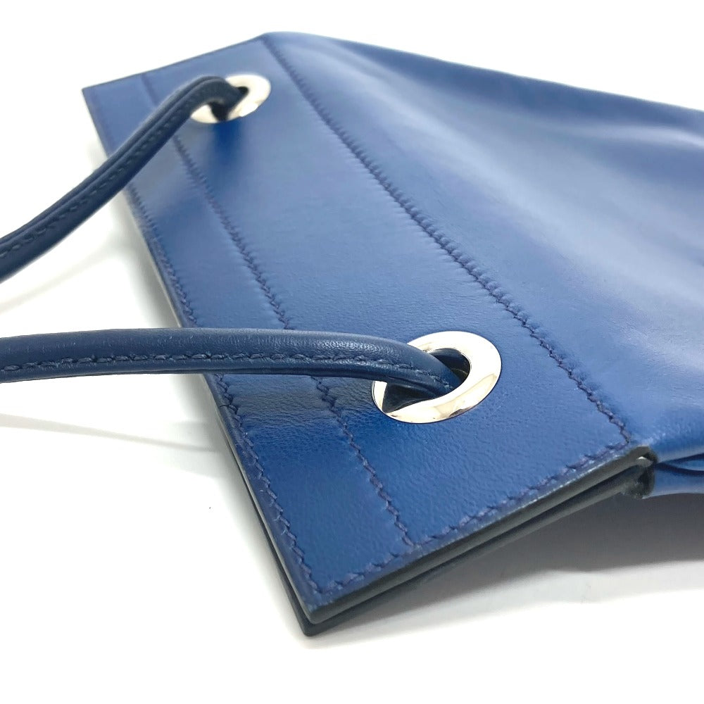 HERMES レザー アリーヌ ミニ  カバン ポシェット ショルダーバッグ スイフト レディース ブルードマルト ブルー - brandshop-reference