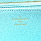 LOUIS VUITTON M80360 Monogram Giant By the Pool Zippy Wallet Long Wallet in Monogram Canvas, Women's, Blue