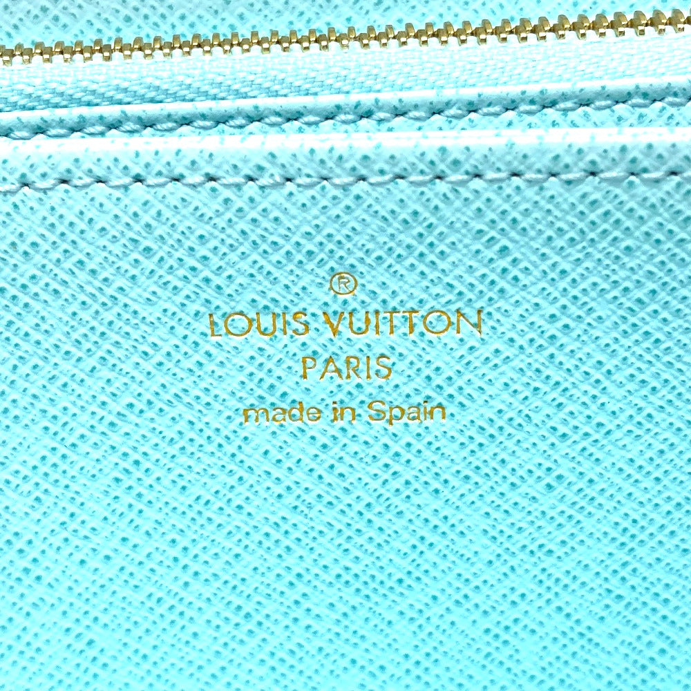LOUIS VUITTON M80360 Monogram Giant By the Pool Zippy Wallet Long Wallet in Monogram Canvas, Women's, Blue