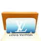 LOUIS VUITTON M80360 Monogram Giant By the Pool Zippy Wallet Long Wallet in Monogram Canvas, Women's, Blue