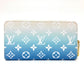 LOUIS VUITTON M80360 Monogram Giant By the Pool Zippy Wallet Long Wallet in Monogram Canvas, Women's, Blue