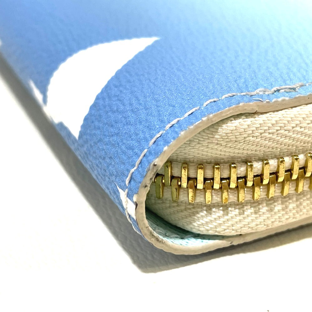 LOUIS VUITTON M80360 Monogram Giant By the Pool Zippy Wallet Long Wallet in Monogram Canvas, Women's, Blue