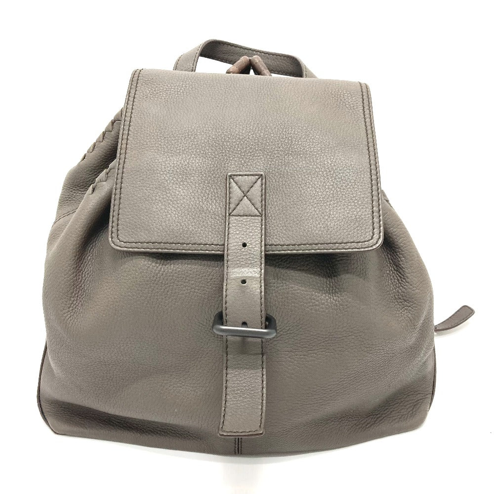 BOTTEGA VENETA B05902330W イントレチャート チェルボ バックパック リュックサック レザー メンズ ブラウン系