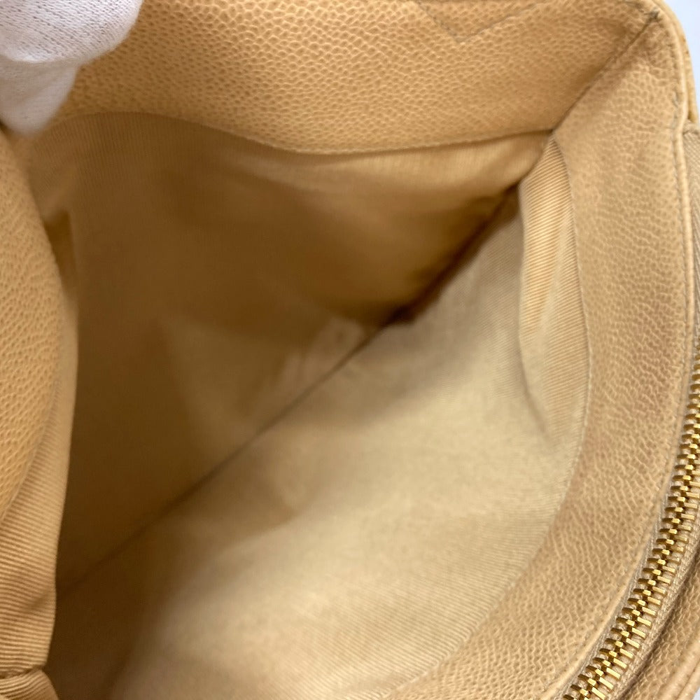 CHANEL ロゴ  カバン ショルダーバッグ 肩掛け ファッション小物 トートバッグ キャビアスキン レディース ベージュ - brandshop-reference