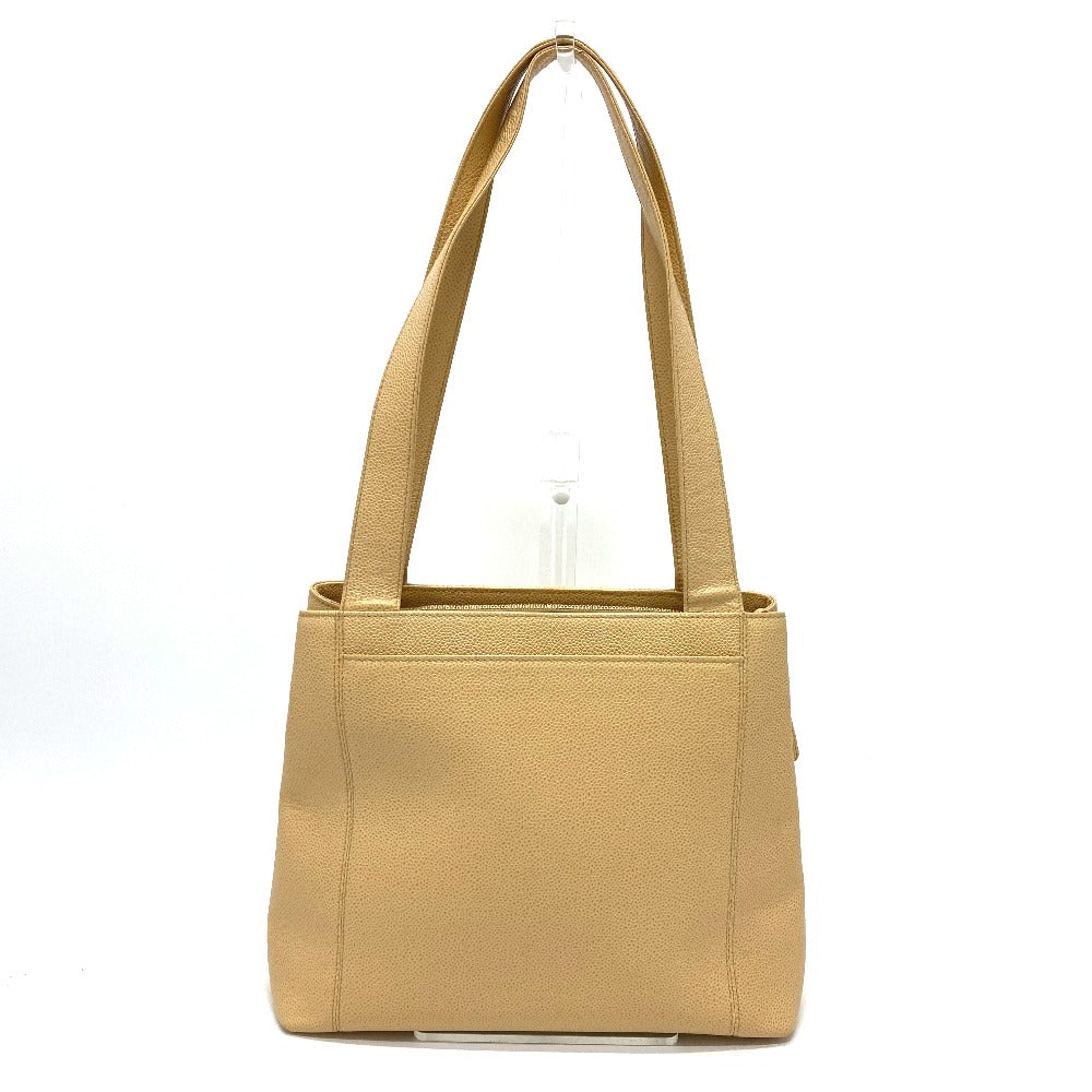 CHANEL ロゴ  カバン ショルダーバッグ 肩掛け ファッション小物 トートバッグ キャビアスキン レディース ベージュ - brandshop-reference