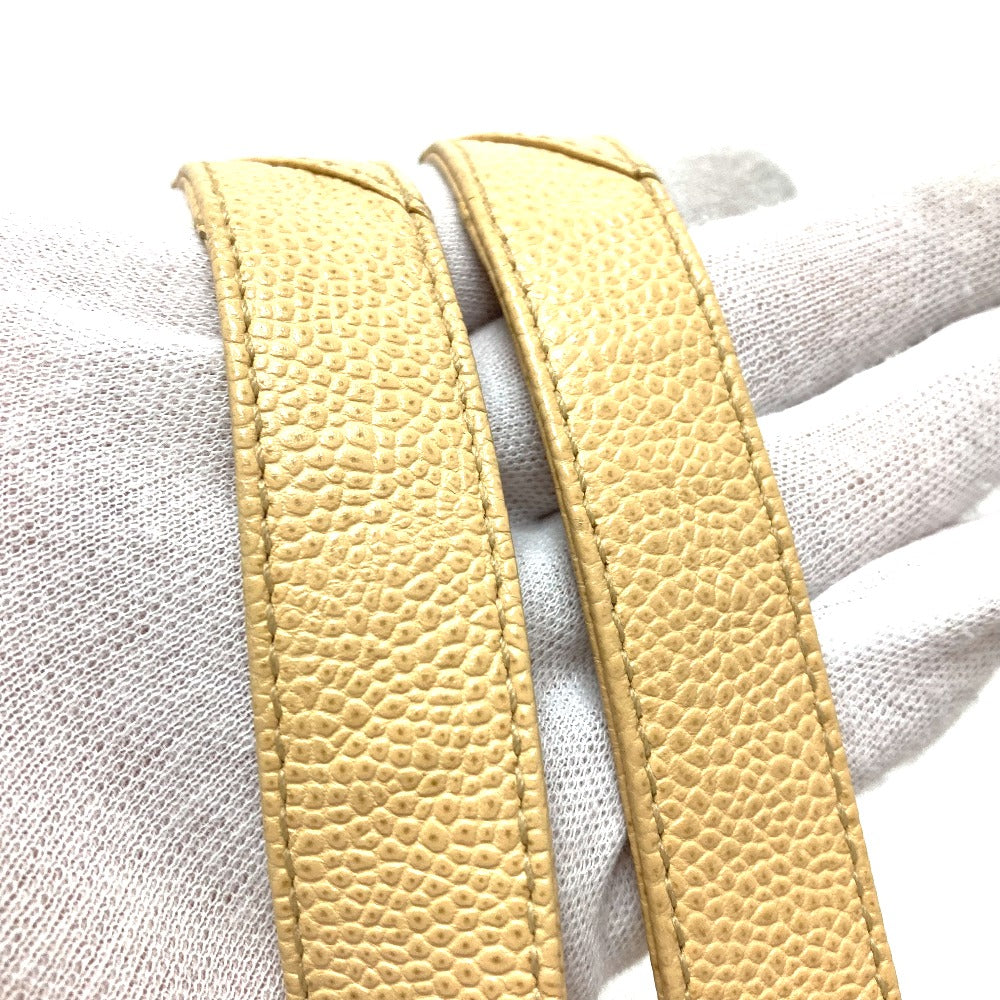 CHANEL ロゴ  カバン ショルダーバッグ 肩掛け ファッション小物 トートバッグ キャビアスキン レディース ベージュ - brandshop-reference