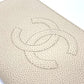 CHANEL A13228 CC ココマーク ラウンドファスナー ロングウォレット 長財布 キャビアスキン レディース ベージュ系 - brandshop-reference