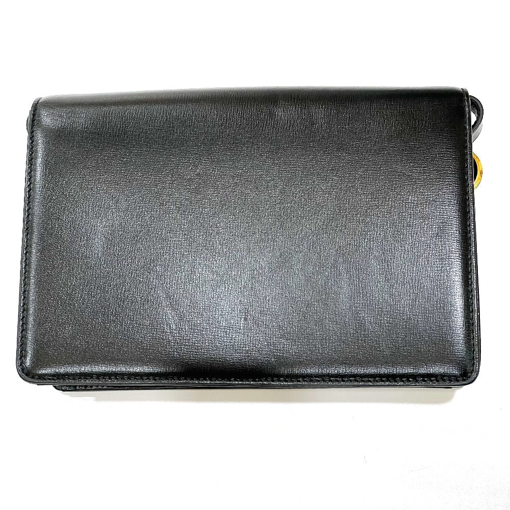 GUCCI 589474 GGマーモント フラップ カバン 肩掛け 斜め掛け バッグ ショルダーバッグ カーフレザー レディース ブラック