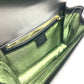 GUCCI 589474 GGマーモント フラップ カバン 肩掛け 斜め掛け バッグ ショルダーバッグ カーフレザー レディース ブラック