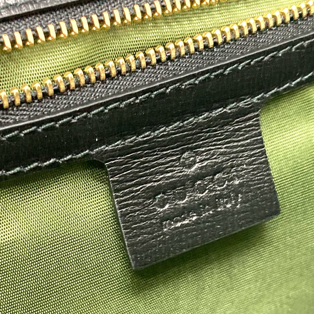 GUCCI 589474 GGマーモント フラップ カバン 肩掛け 斜め掛け バッグ ショルダーバッグ カーフレザー レディース ブラック