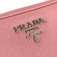 PRADA 1NF674 ロゴ ショルダーポーチ カバン セカンドバッグ ショルダーバッグ サフィアーノレザー レディース PETALO 1 ピンク