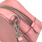 PRADA 1NF674 ロゴ ショルダーポーチ カバン セカンドバッグ ショルダーバッグ サフィアーノレザー レディース PETALO 1 ピンク