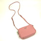 PRADA 1NF674 ロゴ ショルダーポーチ カバン セカンドバッグ ショルダーバッグ サフィアーノレザー レディース PETALO 1 ピンク