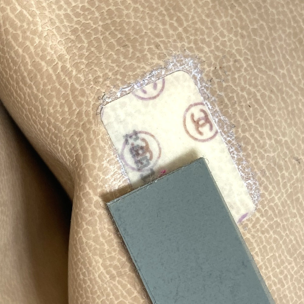 CHANEL CC ココマーク ロゴ スタッズ カバン ショルダーバッグ 肩掛け トートバッグ ラムスキン レディース ベージュ