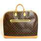 LOUIS VUITTON M41445 Monogram Alma Voyage GM Handbag/Boston Bag in Monogram Canvas, Brown, Women's