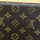 LOUIS VUITTON M41445 Monogram Alma Voyage GM Handbag/Boston Bag in Monogram Canvas, Brown, Women's
