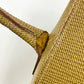 FENDI semicircular 2-way shoulder bag/handbag in beige leather for women