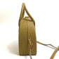 FENDI semicircular 2-way shoulder bag/handbag in beige leather for women
