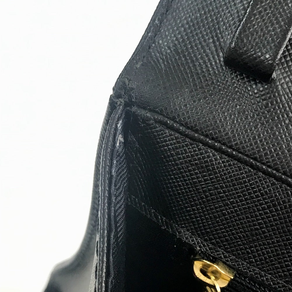 GIVENCHY Vintage Shoulder Bag, 2-Way Handbag, Leather, Unisex, Black