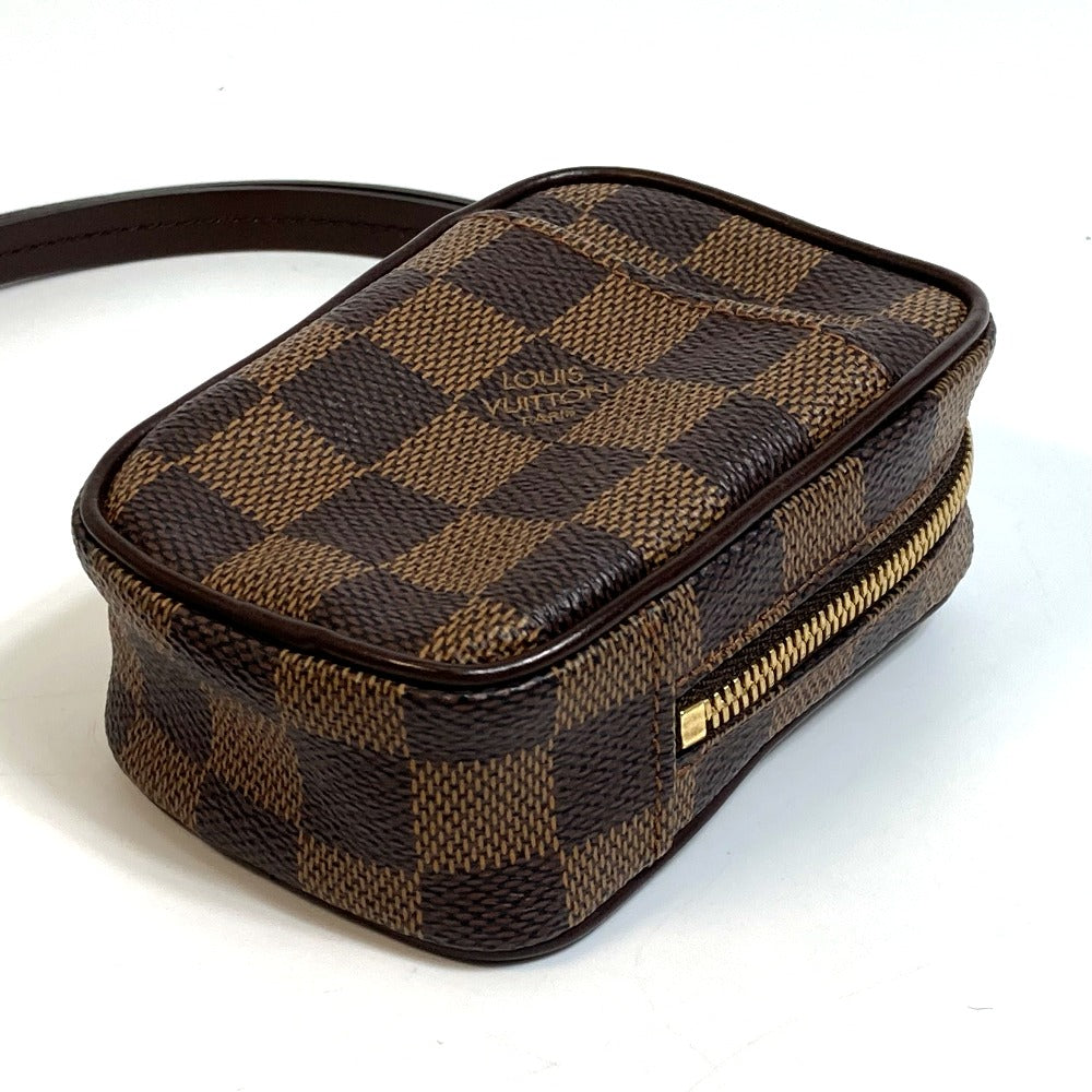 LOUIS VUITTON N61738 ダミエ エテュイ オカピ カバン ポーチ ショルダーバッグ ダミエキャンバス レディース エベヌ ブラウン