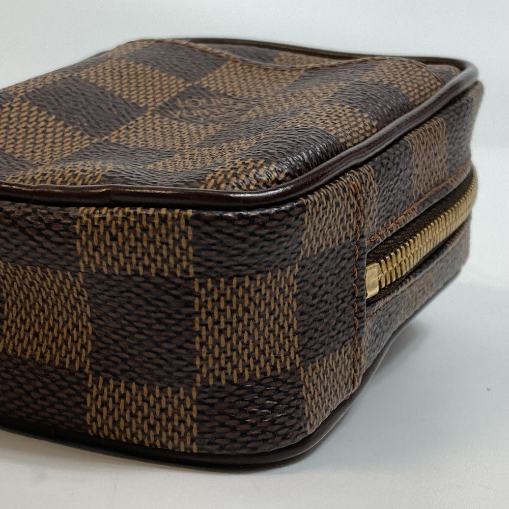 LOUIS VUITTON N61738 ダミエ エテュイ オカピ カバン ポーチ ショルダーバッグ ダミエキャンバス レディース エベヌ ブラウン