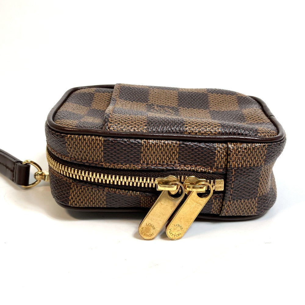 LOUIS VUITTON N61738 ダミエ エテュイ オカピ カバン ポーチ ショルダーバッグ ダミエキャンバス レディース エベヌ ブラウン