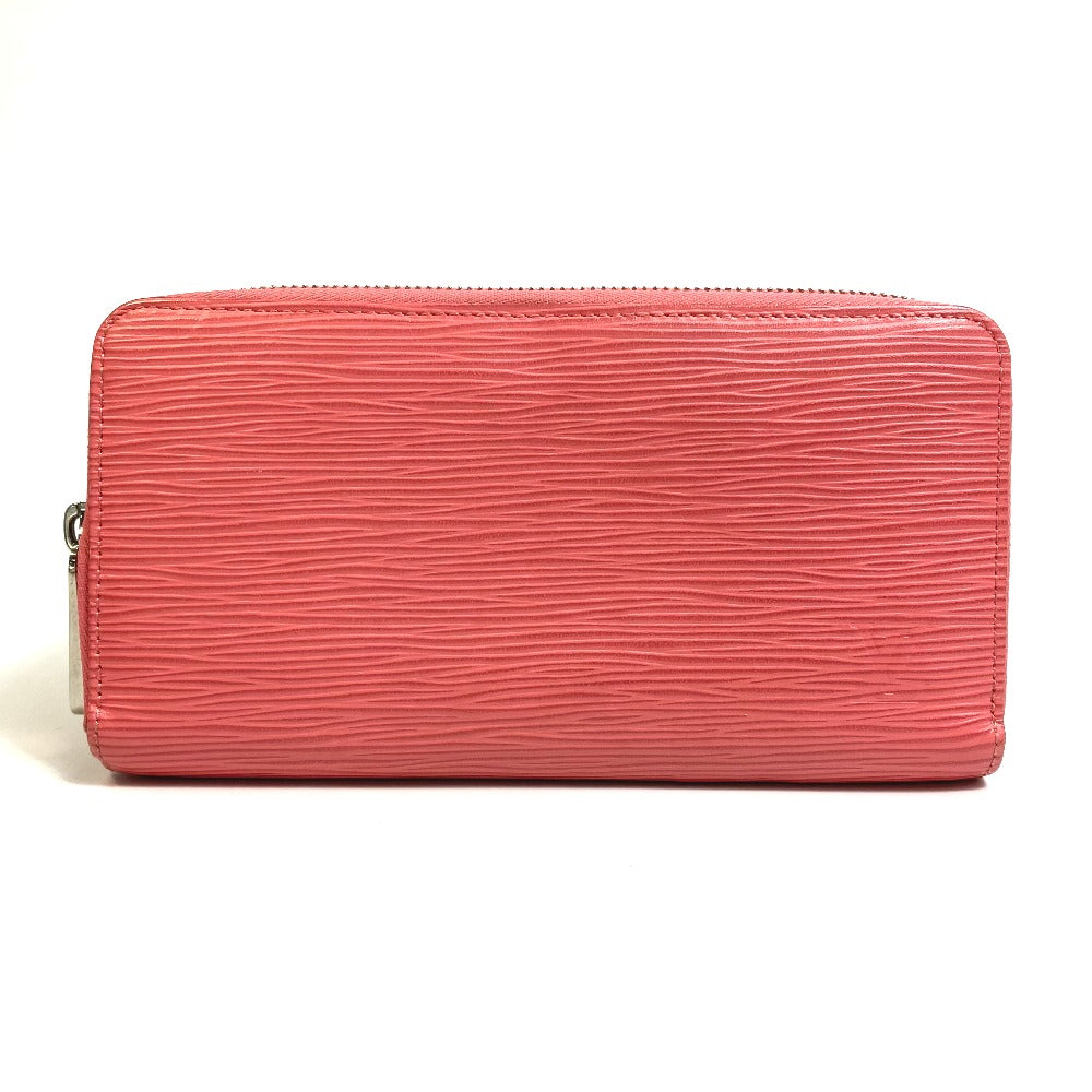 LOUIS VUITTON M60663 Epi Zippy Wallet, Round Zipper Wallet, Long Wallet, Epi Leather, Women's, Corail, Pink