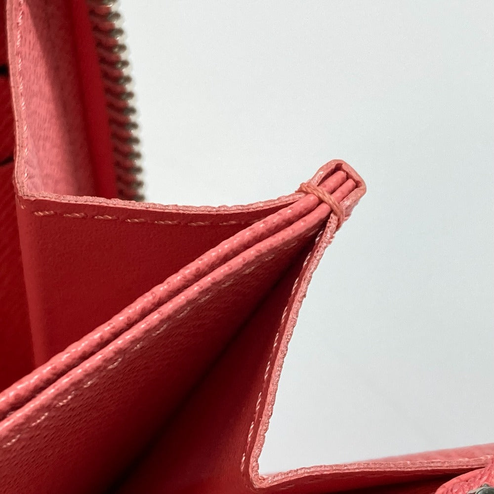 LOUIS VUITTON M60663 Epi Zippy Wallet, Round Zipper Wallet, Long Wallet, Epi Leather, Women's, Corail, Pink