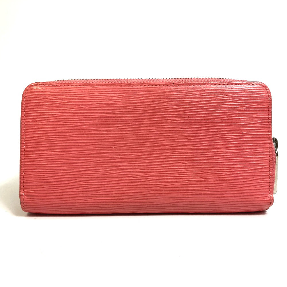 LOUIS VUITTON M60663 Epi Zippy Wallet, Round Zipper Wallet, Long Wallet, Epi Leather, Women's, Corail, Pink