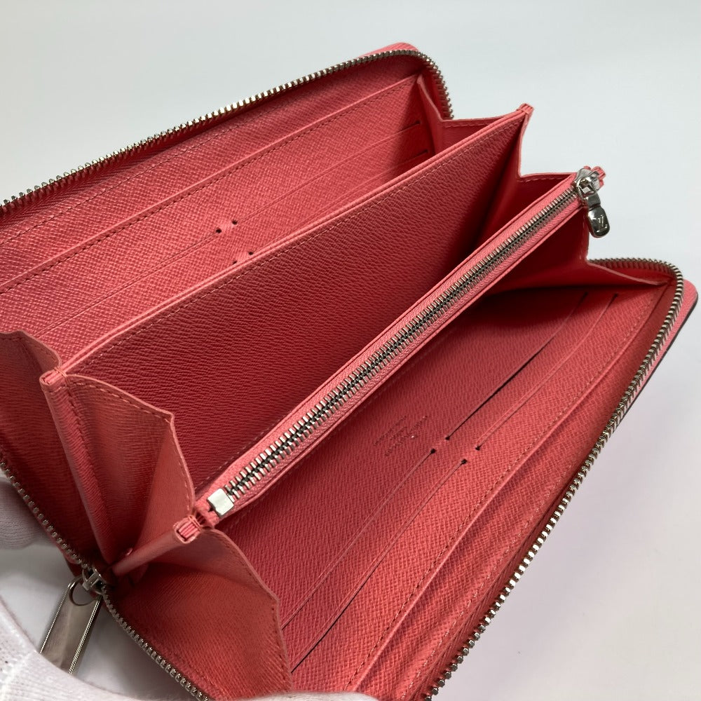 LOUIS VUITTON M60663 Epi Zippy Wallet, Round Zipper Wallet, Long Wallet, Epi Leather, Women's, Corail, Pink