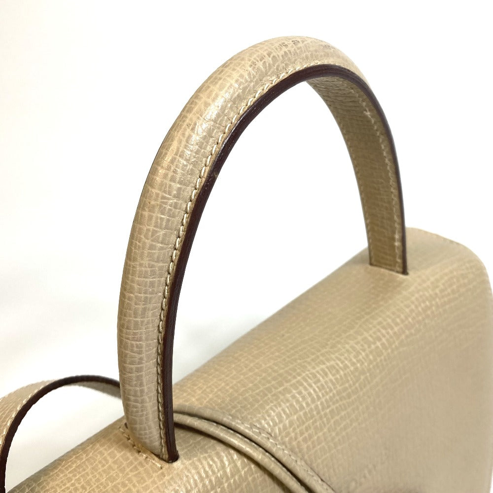 LOEWE Barcelona Bag, 2-Way Shoulder/Handbag, Leather, Women's, Beige