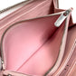 LOUIS VUITTON M80490 Monogram Mahina Gradient Zippy Wallet, Round Zipper Long Wallet, Monogram Mahina Leather, Women's, Pink and White