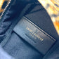SAINT LAURENT PARIS 441911 レオパード ミニリュック カバン キーホルダー バッグチャーム ベロア レディース ブラウン