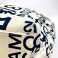 CHANEL バイシー CCココマーク クリアチェーン カバン 肩掛け トートバッグ キャンバス レディース ホワイト×ネイビー