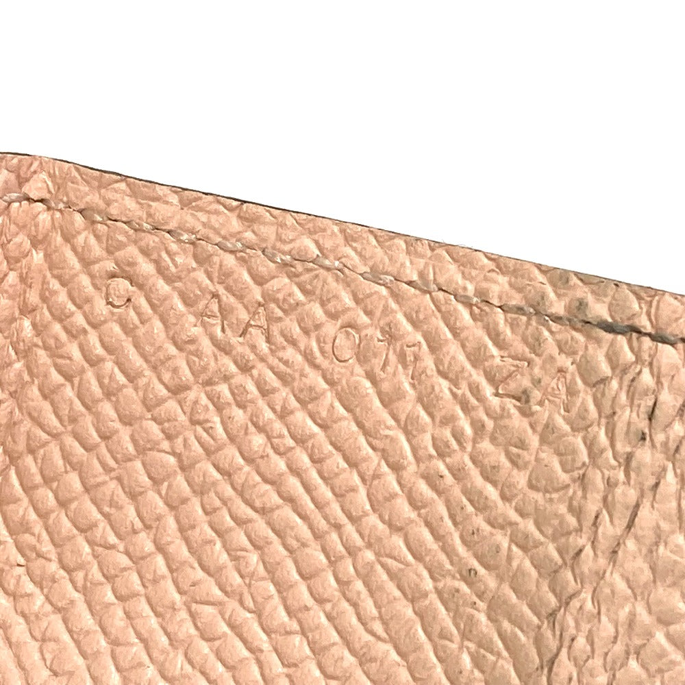 HERMES Levain Quatre Coin Purse, Epson, Women's, Rose Eglantine, Pink