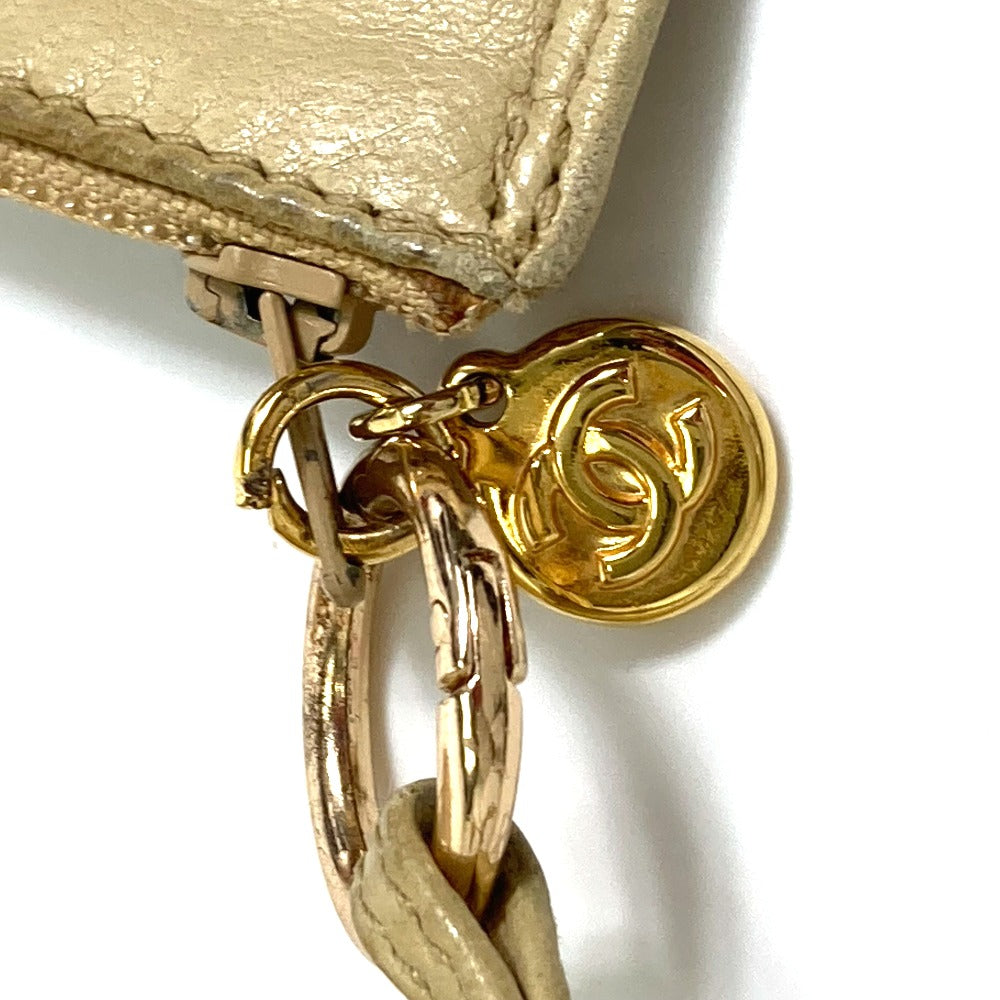 CHANEL CC ココマーク 籠 カゴ バッグ カバン インナーポーチ ハンドバッグ ストロー/レザー レディース ベージュ - brandshop-reference