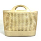 CHANEL CC ココマーク 籠 カゴ バッグ カバン インナーポーチ ハンドバッグ ストロー/レザー レディース ベージュ - brandshop-reference