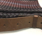 BOTTEGA VENETA 161314 Intrecciato Leather Messenger Bag, Shoulder/Crossbody Bag, Men's, Brown